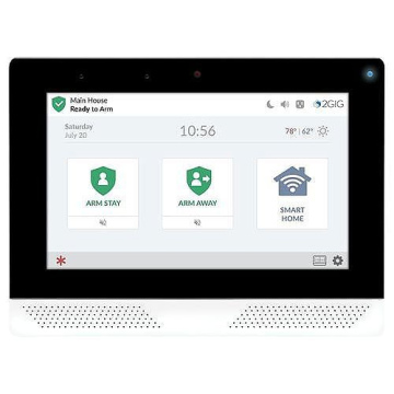 2GIG EDG-NA-AA EDGE Wireless Touchscreen Alarm Control Panel with Built-In Alarm.com AT&T LTE Communicator