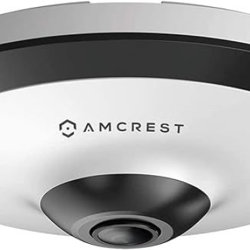 Amcrest 5MP Fisheye IP PoE Camera 360° Panoramic FOV IP5M-F1180EW-V2
